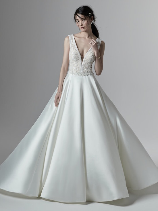 Montana (9SS863) Simple V Neckline Wedding Dress by Sottero and Midgley