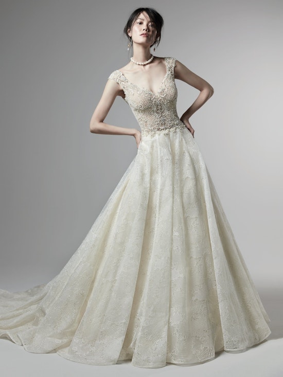 Owen (9SS883) Princess Beaded Lace Ballgown Wedding Dress by Sottero and Midgley