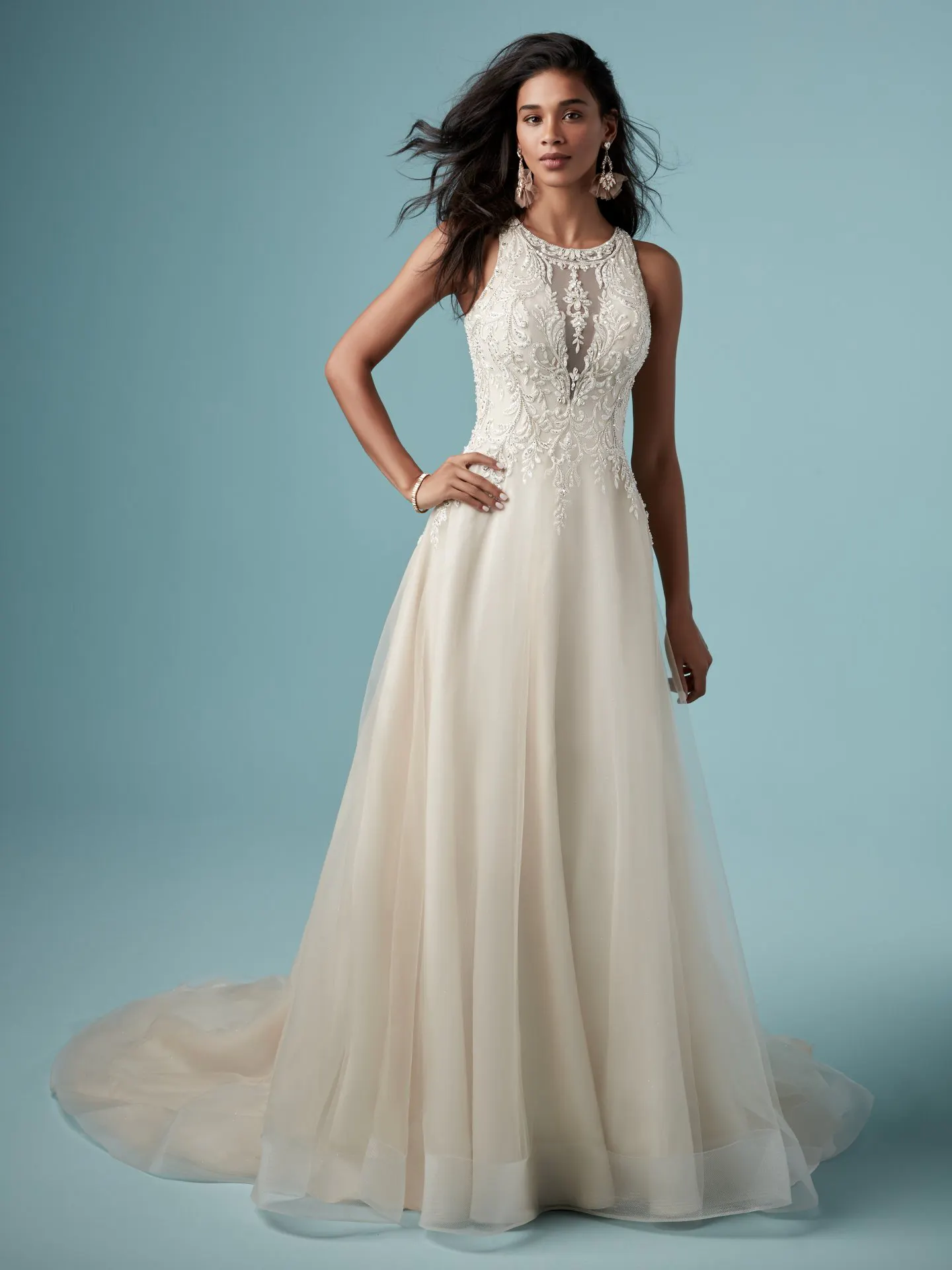 Pernille  Romantic A Line Wedding Dress by Maggie Sottero