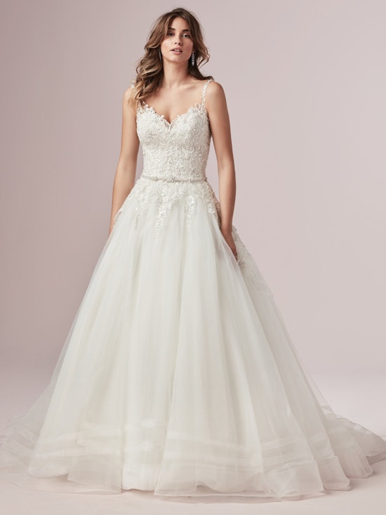 Sylvia (9RC813) Lace Ballgown Wedding Dress by Rebecca Ingram