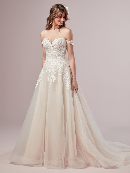 Vanessa (Curve) (CRV-9RS806ZU) s A Line Princess Wedding Dress by Rebecca Ingram