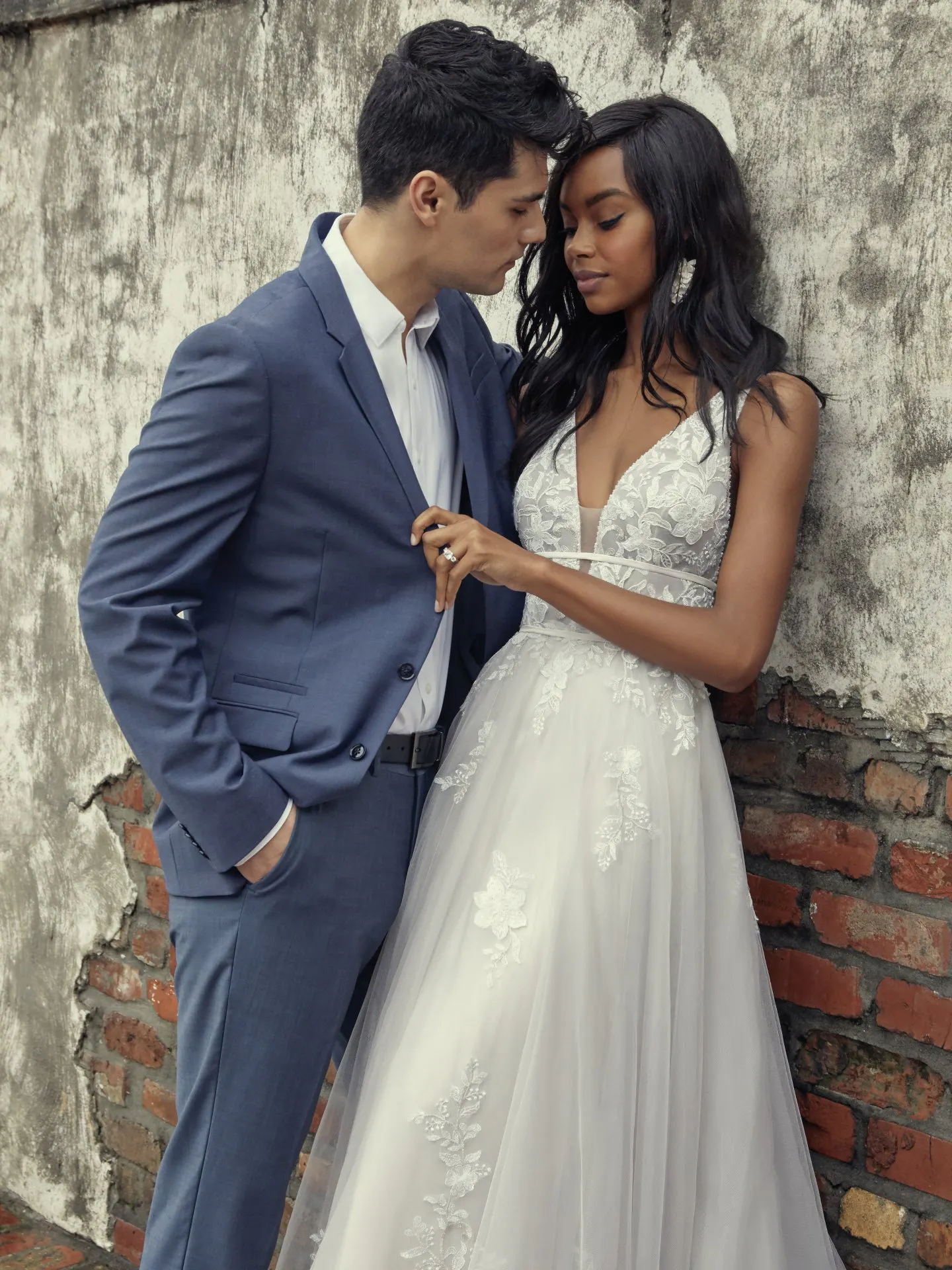 Raelynn Boho A Line Wedding Dress by Rebecca Ingram