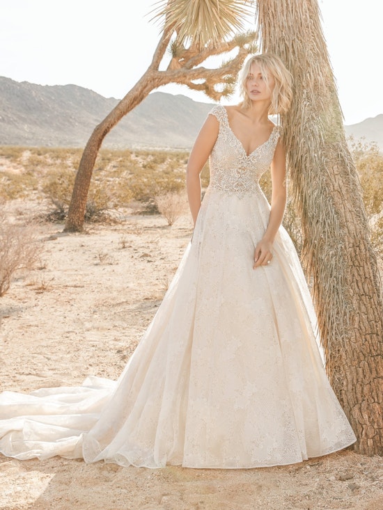 Owen (9SS883) Princess Beaded Lace Ballgown Wedding Dress by Sottero and Midgley