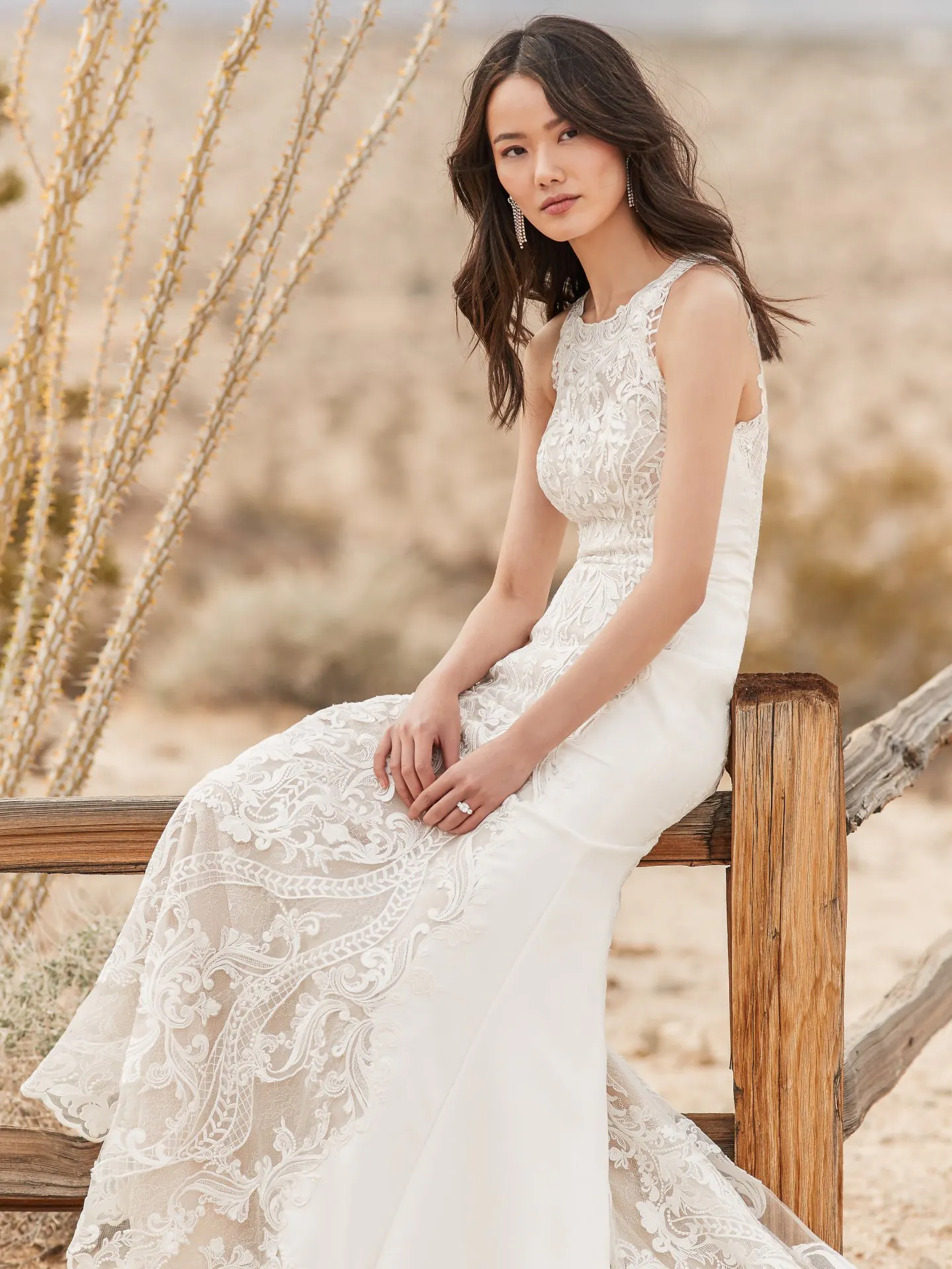 Kevyn Sexy Crepe and Lace Wedding Dress by Sottero and Midgley