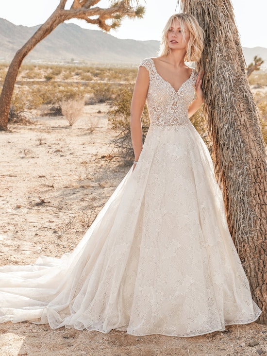 Owen (9SS883) Princess Beaded Lace Ballgown Wedding Dress by Sottero and Midgley