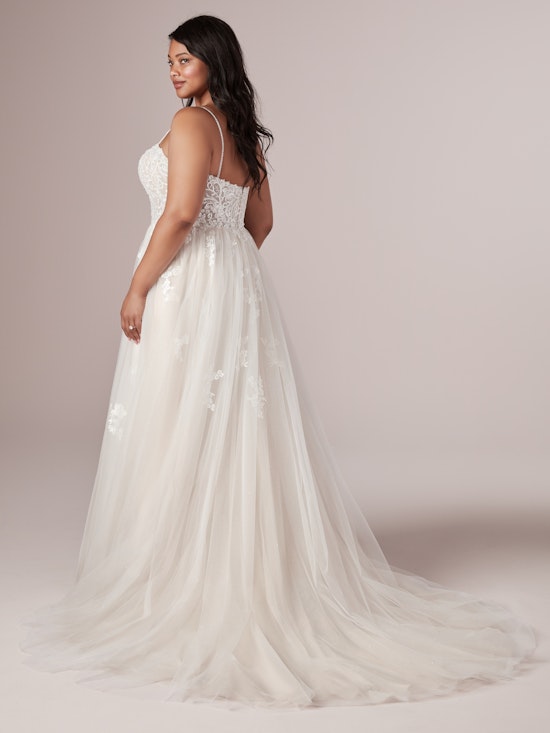 Marisol Romantic A-Line Spaghetti Strap Wedding Dress | Rebecca Ingram